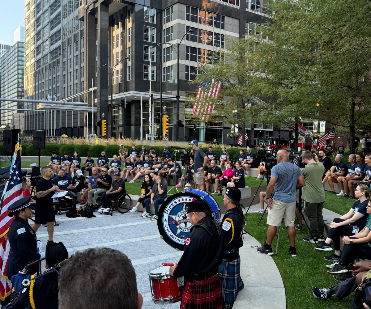 Ceremony in the park